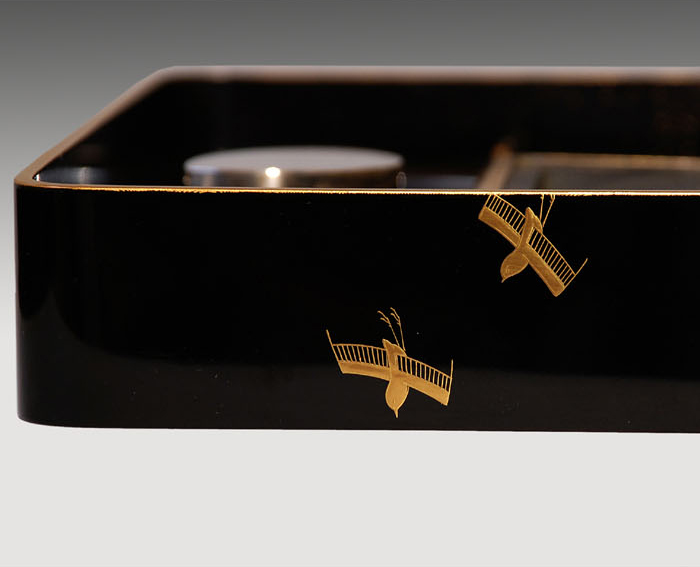 千鳥蒔絵硯箱 | 古美術ささき