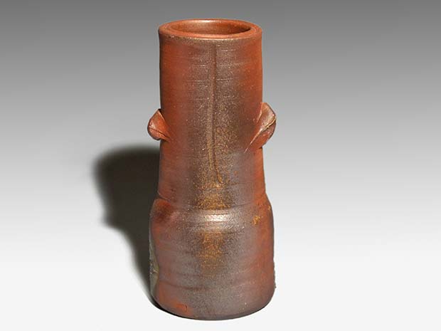 備前耳付花入 藤原 雄(作) 共箱 | 古美術ささき