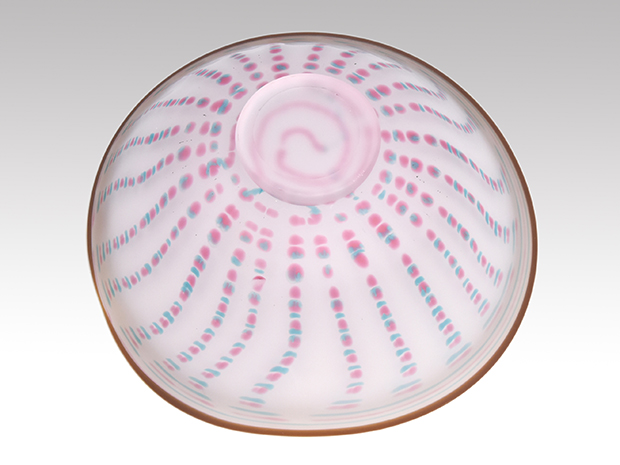 手吹き硝子 鉢 石井康治（作） 共箱 水指にも | 古美術ささき