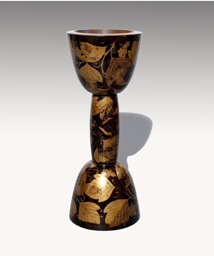 蔓草蒔絵 小鼓胴 桃山時代 | 古美術ささき