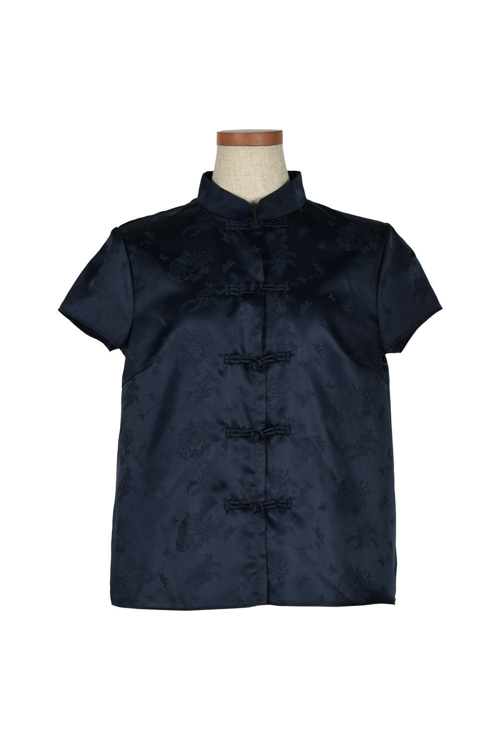 Oriental garden jacquard チャイナブラウス｜KEITAMARUYAMA OFFICIAL