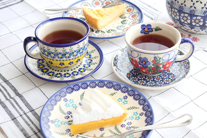 カップ＆ソーサー(VENA)ポーリッシュポタリー(ポーランド食器)