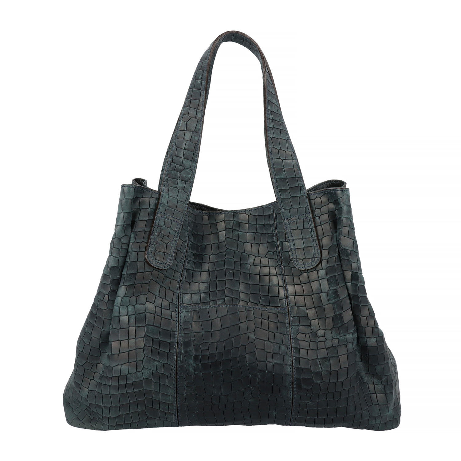 カッティングクロコ ムラ染め 牛革 トートバッグ | 株式会社 きくひろ