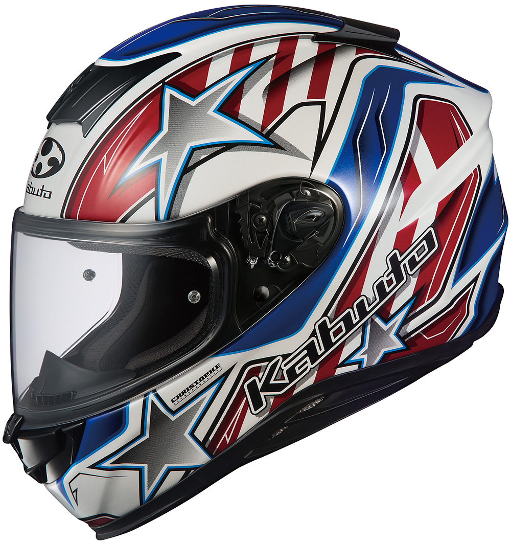 カブトのフルフェイスヘルメット・エアロブレード5に新グラフィックと