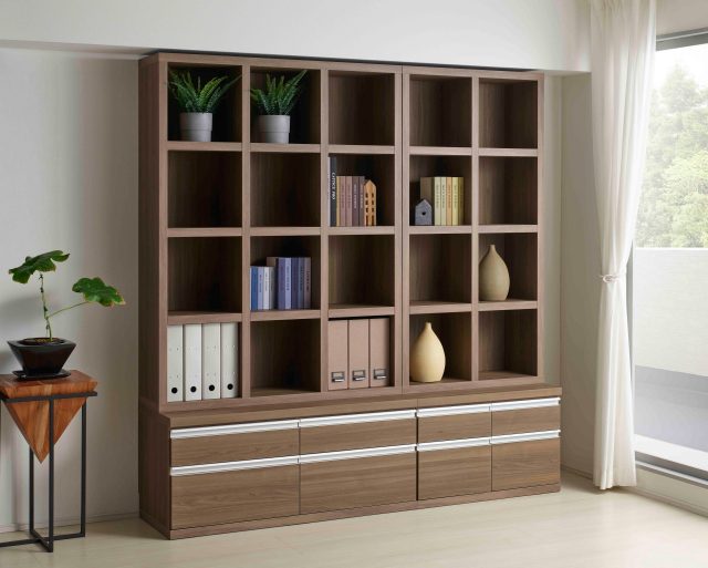 ラチス（LATTICE）A4ファイルをフルに収納できる使いやすい本棚