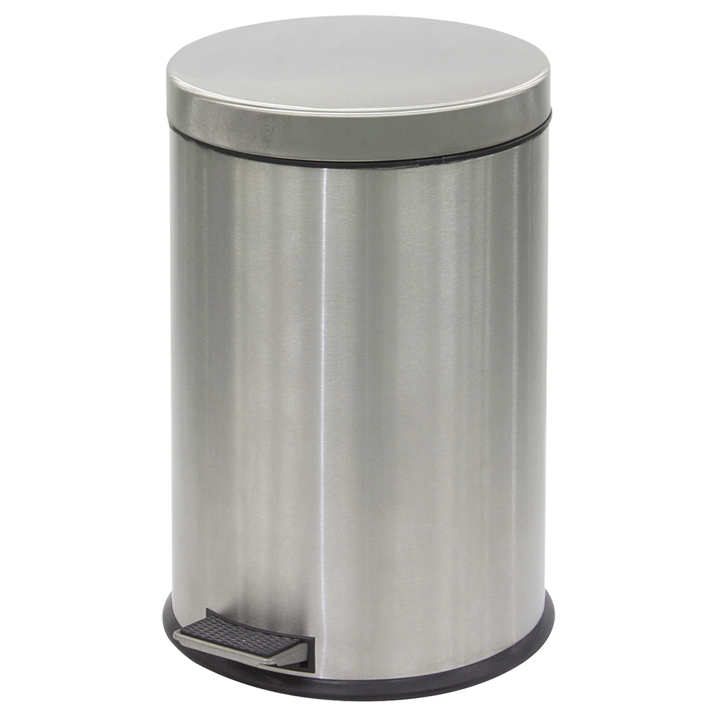 円柱型ペダルボックス 12L 幅250 奥行330 高さ395 ゴミ箱 TR-DS2385120