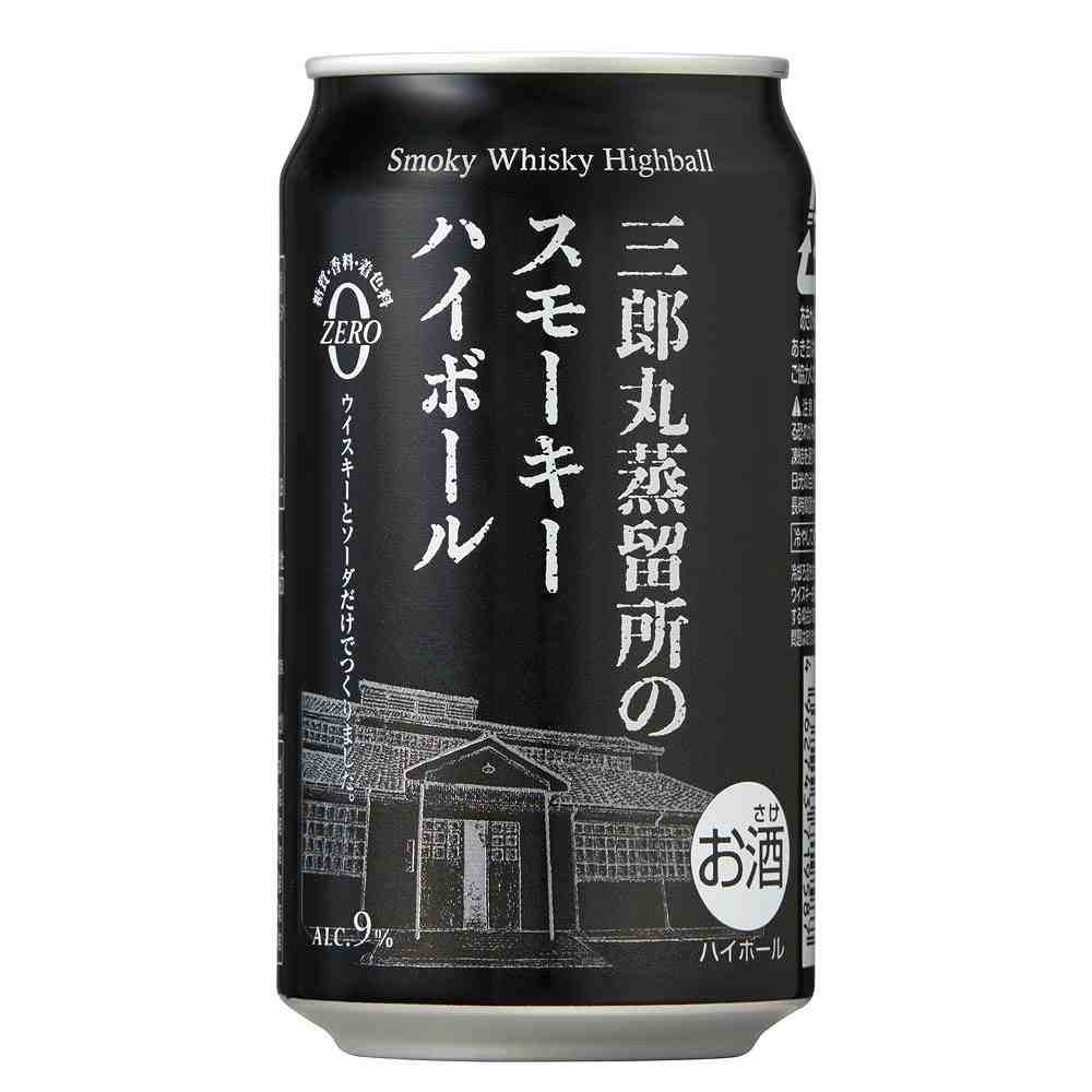 若鶴 三郎丸蒸留所のスモーキーハイボール 350ml缶｜格安・安いお酒の