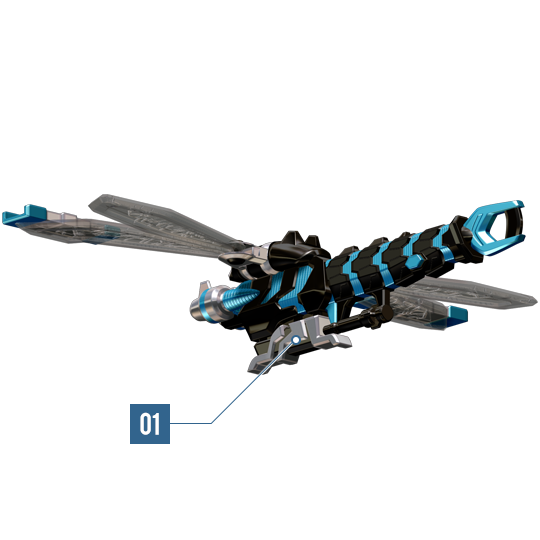 ドレイクゼクター | 仮面ライダー図鑑 | 東映