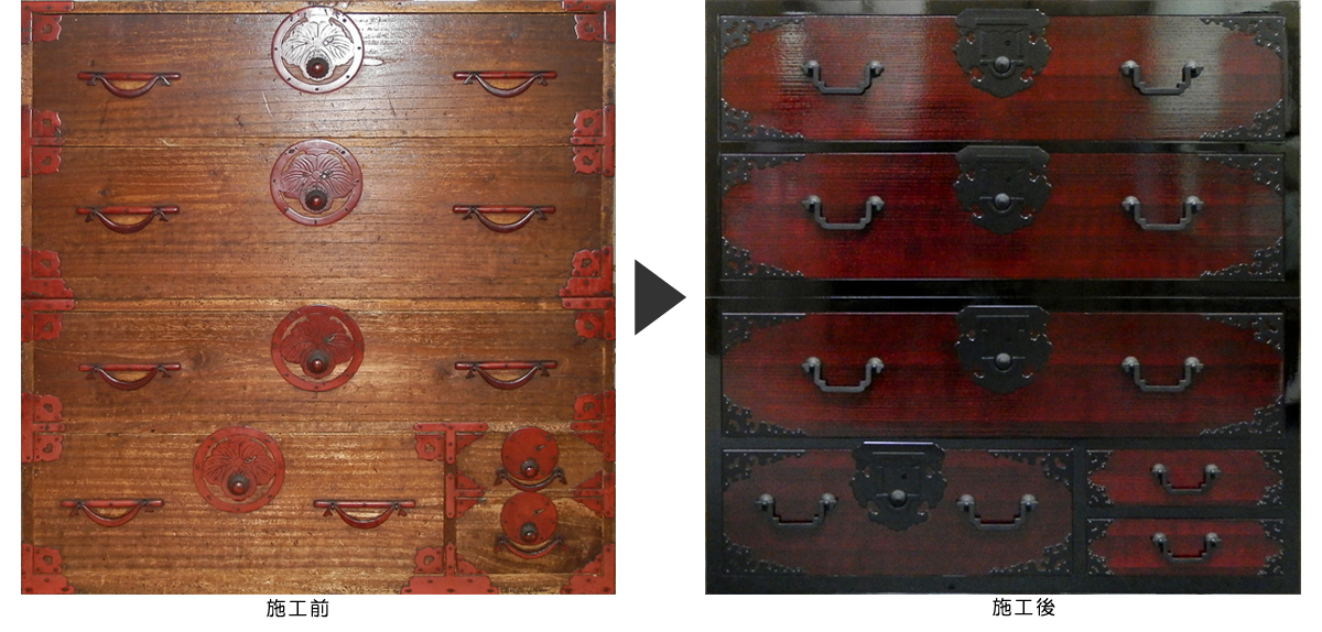 加茂総桐箪笥 高橋芳郎タンス店 [古箪笥リノベーション]