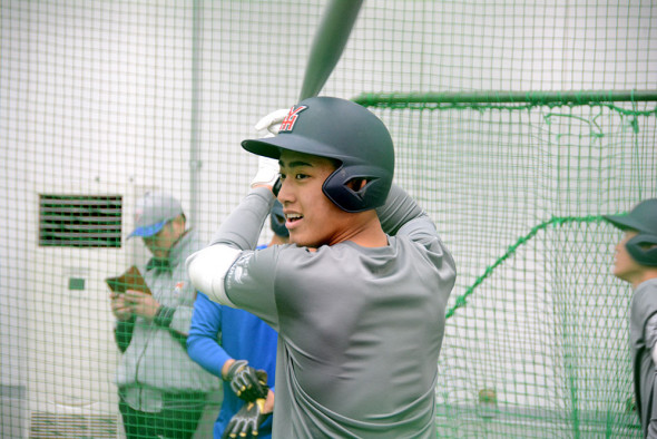 横浜の最速右腕・織田、軽めの練習で調整 1回戦向けて「万全の準備を