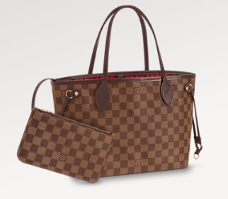 ルイ・ヴィトン ダミエ バッグ ネヴァーフルPM ポーチ付き N41359