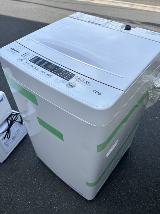 出張買取（東広島市のお客様）Hisense 洗濯機 HW-K55E 2022年製 ｜出張