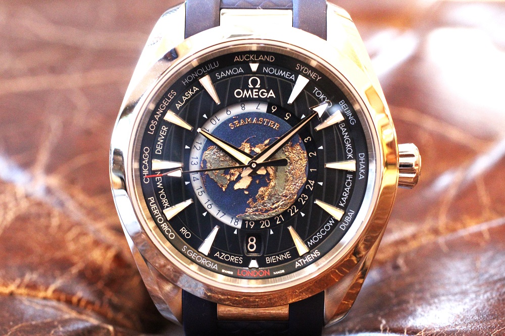 オメガ】アクアテラ 150M GMT ワールドタイマー マスタークロノ