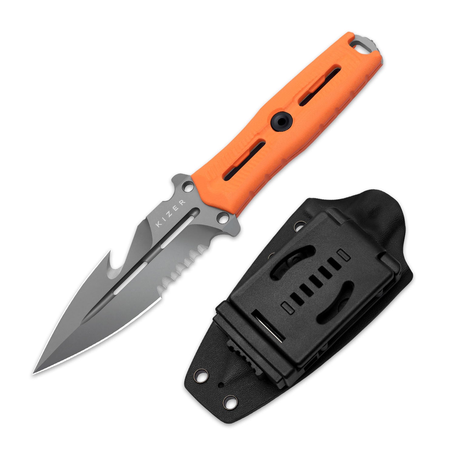 NORCROSS 4.09 inch Nitro-V Orange G10 ZX-FB01A5-Kizer