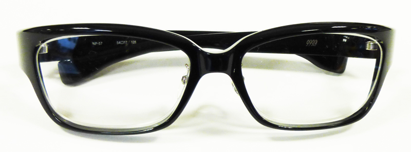 フォーナインズメガネネオプラスチックフレームNP-57 カラー90 ブラック