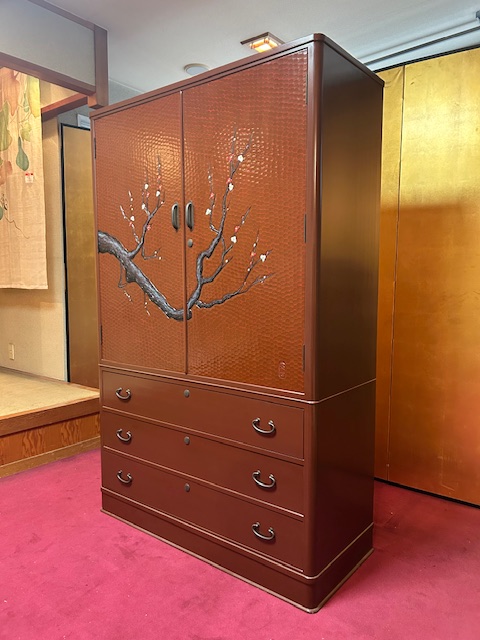 アウトレット商品 総桐小袖箪笥六ノ三 赤黒 | 桐たんす（桐箪笥）の