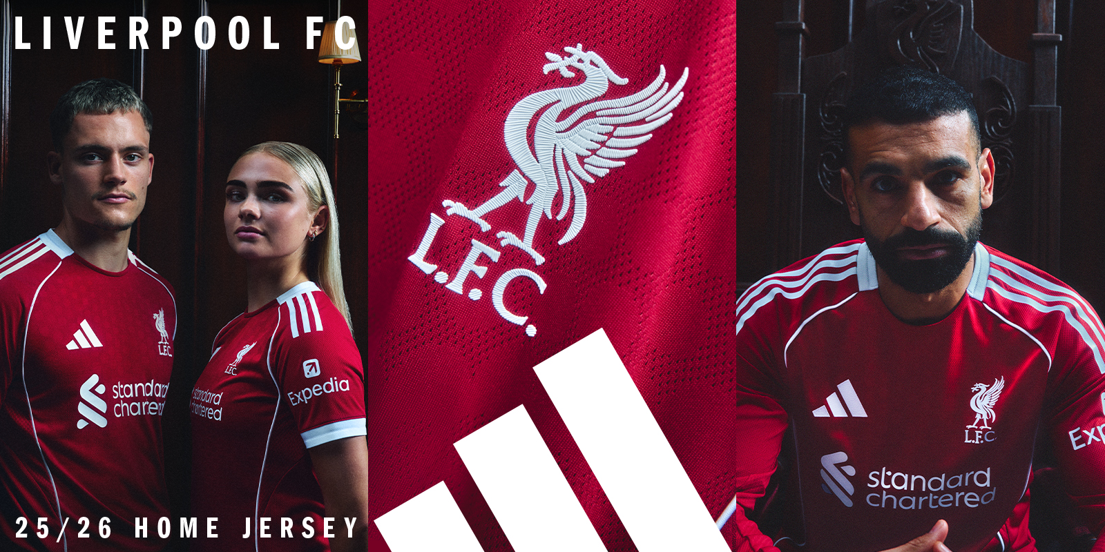 リバプール 25-26 ホーム 長袖レプリカユニフォーム | ゲキサカFCストア