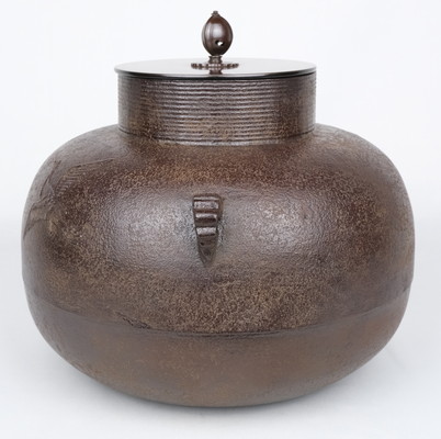 栗山園オンライン通販部 / 【出物】 鵬雲斎好写鶴雲釜 加藤了三（12