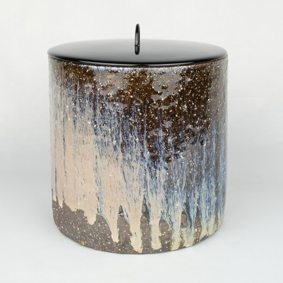 波多野善蔵 萩灰被水指 茶道具波多野善蔵 萩灰被水指 茶道具 【公式通販】