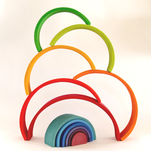 Grimmsグリムス 虹色トンネル・アーチレインボー | krtek select toys