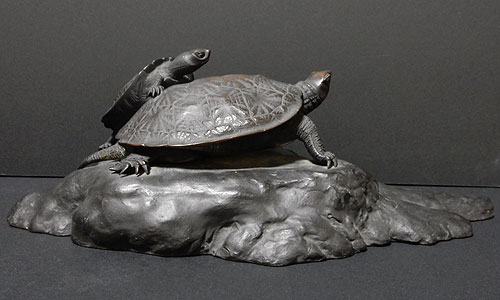 銅器 亀 置物 ＜在銘＞ | 【骨董品買取】日本全国対応・老舗骨董店の古