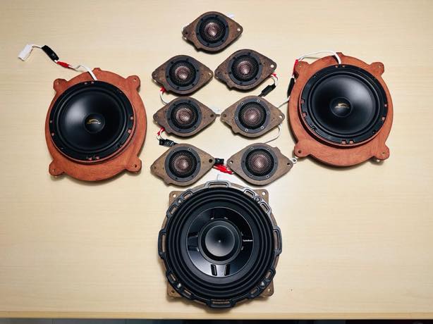 レクサス純正マークレビンソン用 スピーカー交換 アップグレードキット