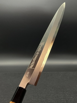 郷右馬允義弘 青鋼シリーズ 柳刃｜庖丁政｜「郷右馬允義弘」をはじめと