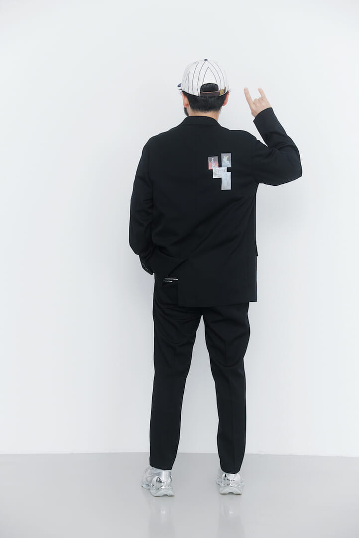 graphpaper 空山基 selvage wool テーパード スラックス