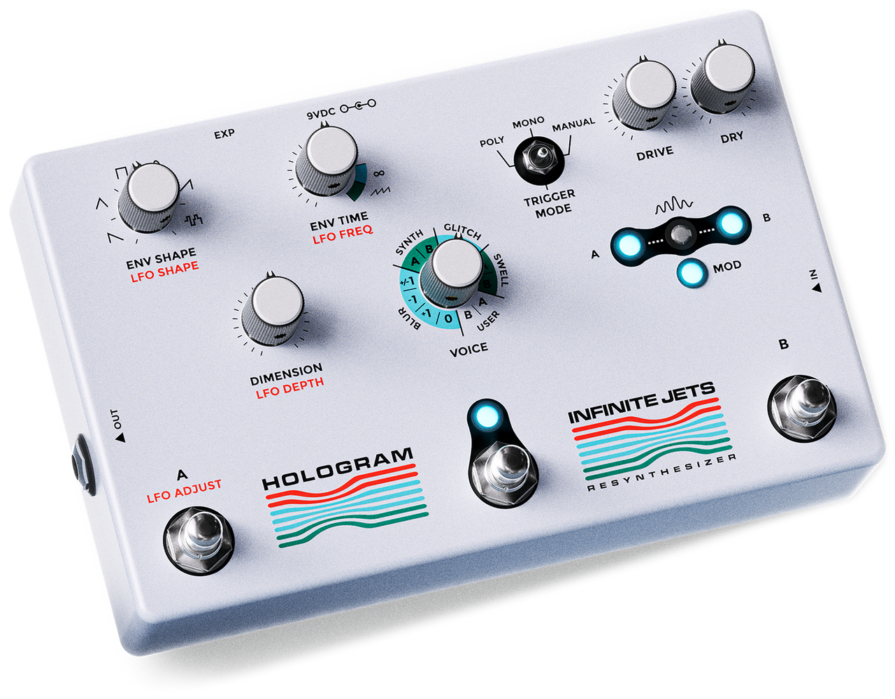 Infinite Jets | Multi-Voice Synth & Glitch Pedal – Hologram