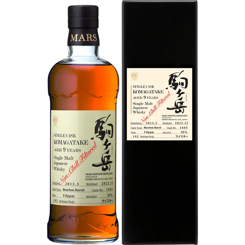 シングルカスク駒ヶ岳 AGED 9 YEARS Cask No.1665 | ジャパニーズ