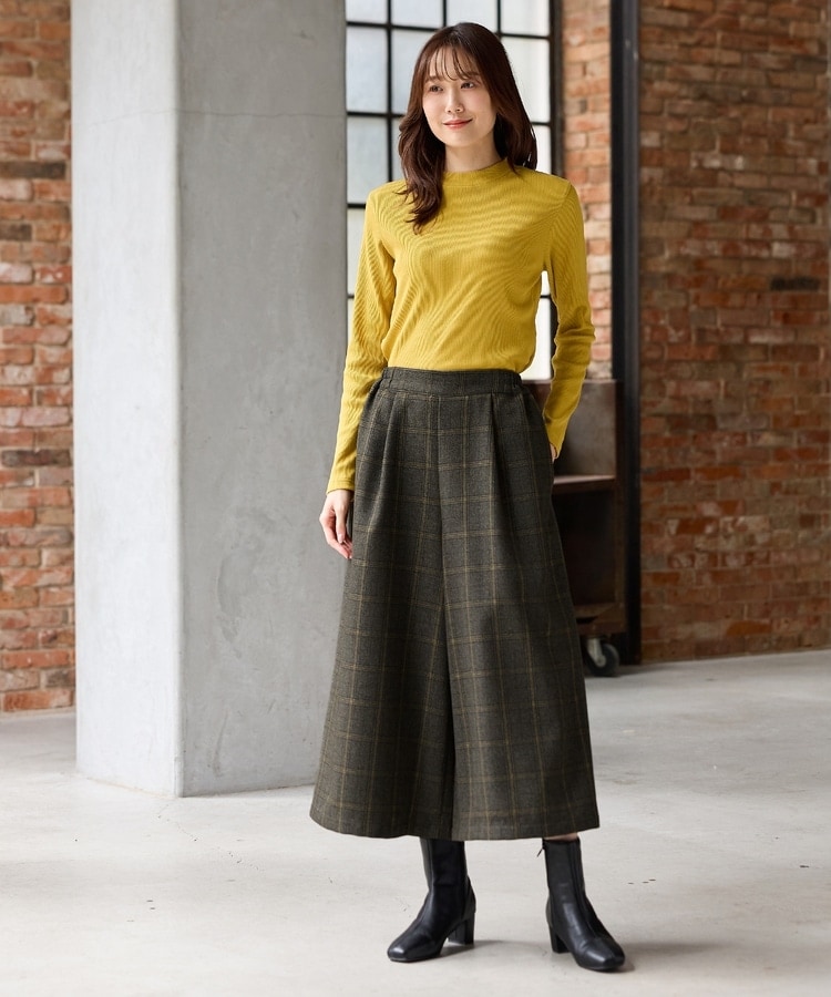 チェック柄ガウチョパンツ: ボトムス｜ハニーズ公式通販