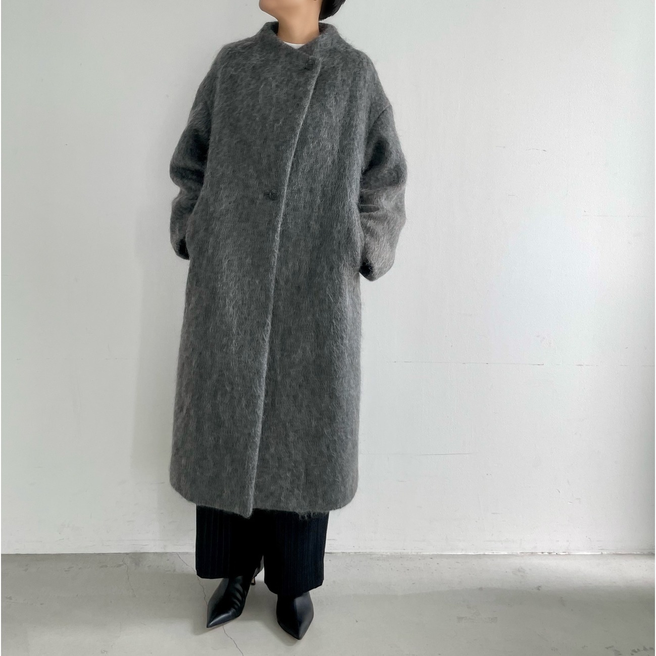 SHAGGY BOTTLE NECK COAT｜HELIOPOLE｜HÉLIOPÔLE（エリオポール）公式