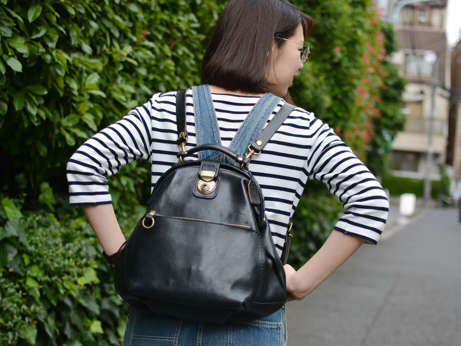 本店スタッフ：下川愛用「1paku(わんぱく)リュック」｜革鞄・革小物の