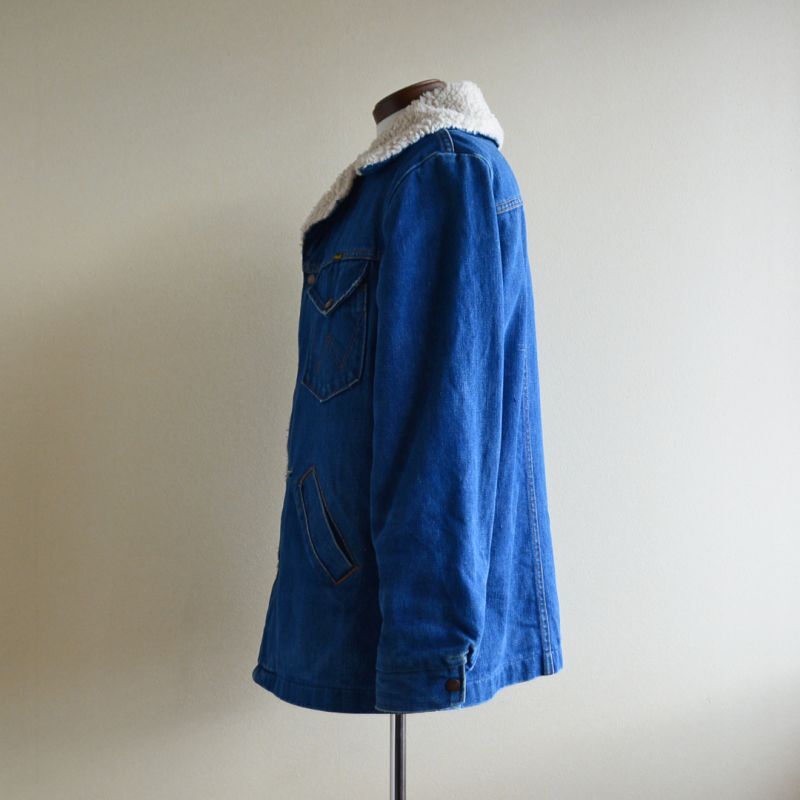 1970s WRANGLER デニムボアランチコート 表記M - 古着屋HamburgCafe