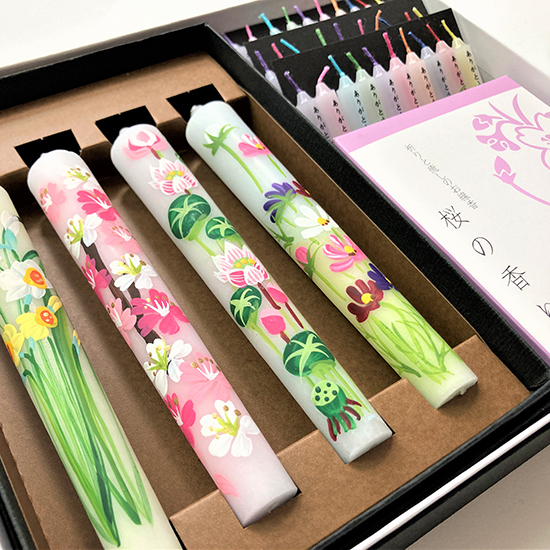 ギフト中-A（桜）｜【ろうそくの通販・ギフト】和ろうそく・絵ろうそく
