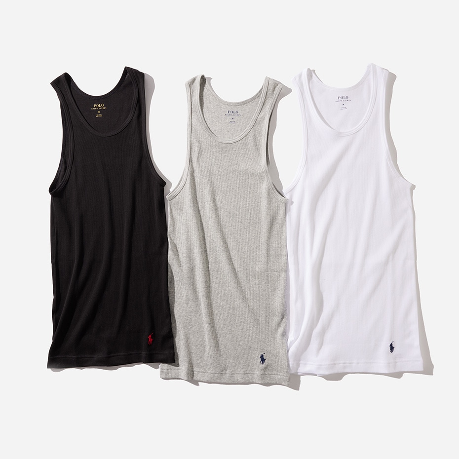 クラシックフィット タンクトップ ホワイト | ポロ ラルフ ローレン