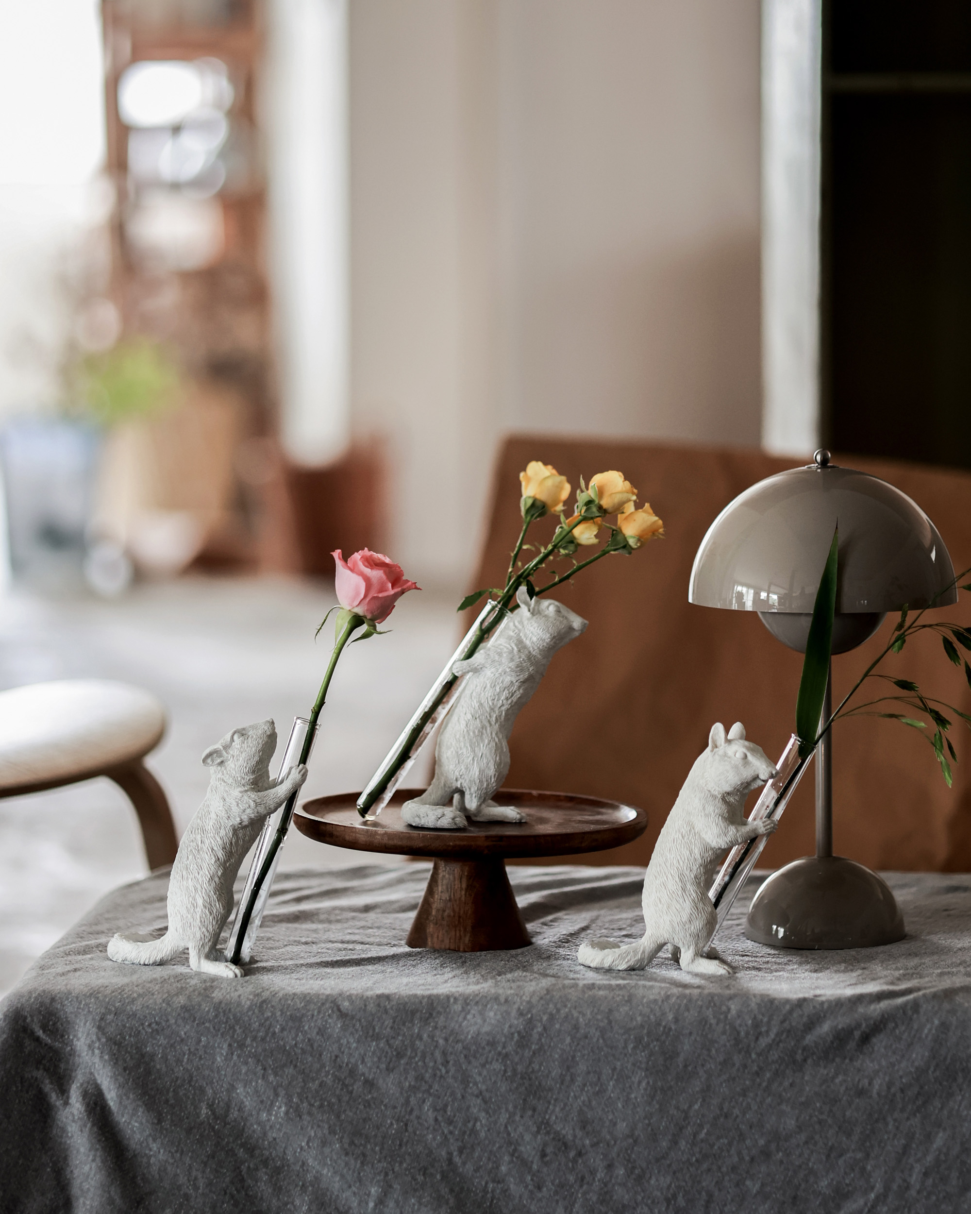 送料無料】台湾 ハオシ グッドシングデザイン シマリス フラワーポット