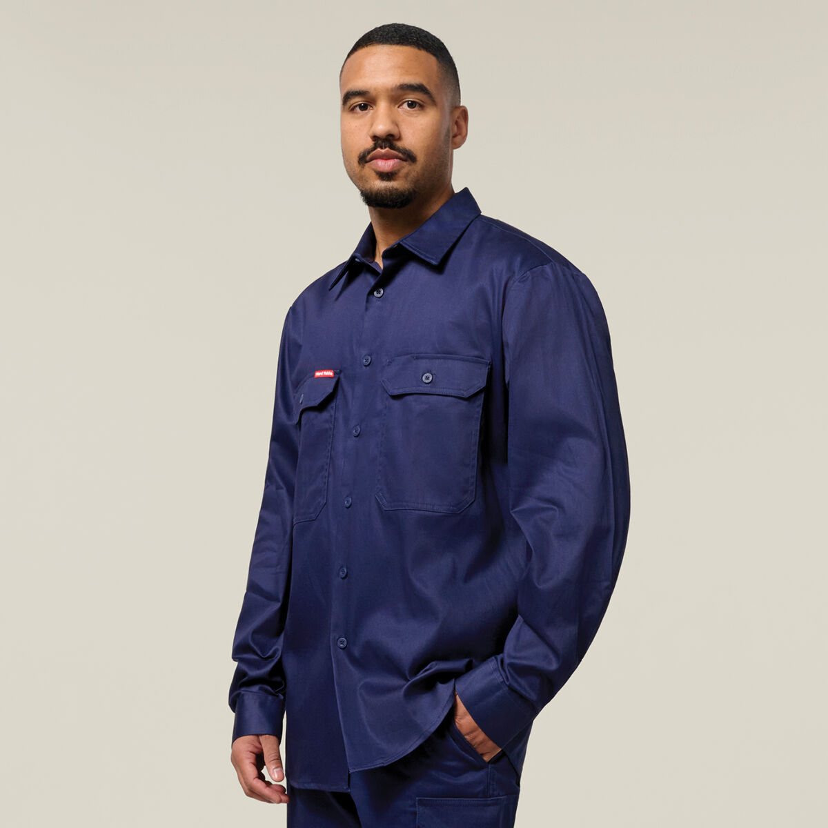 Cotton Drill Long Sleeve Shirt | Hard Yakka New Zealand