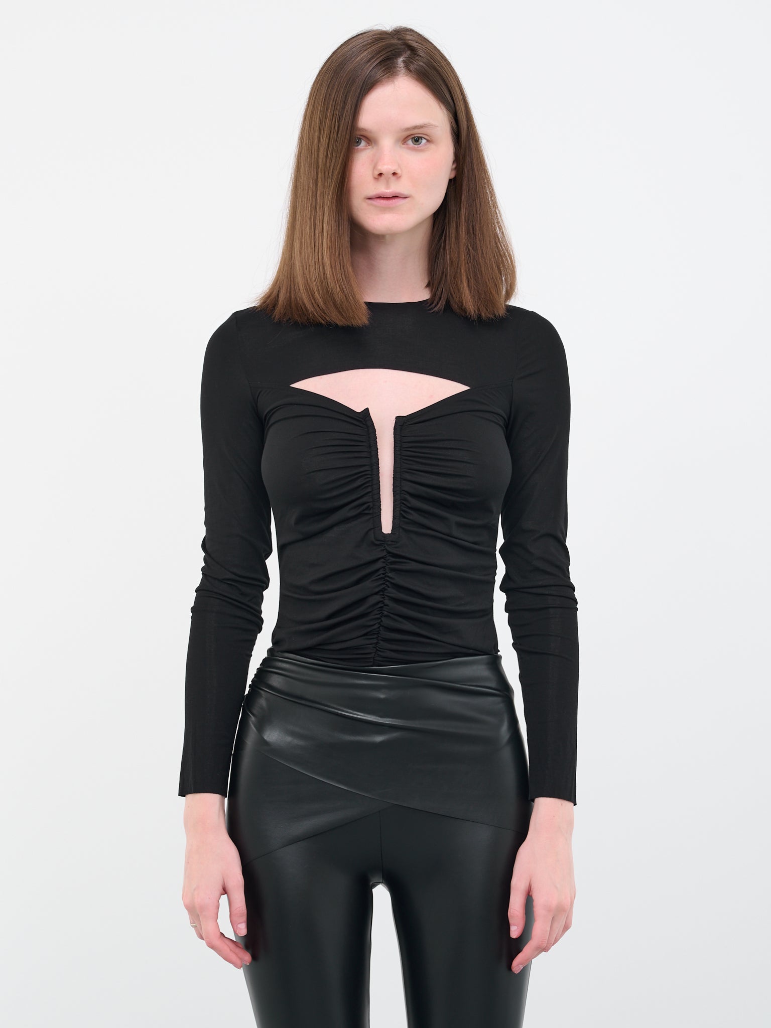 WOLFORD x N°21 Plunging Cut-Out Bodysuit | H.Lorenzo
