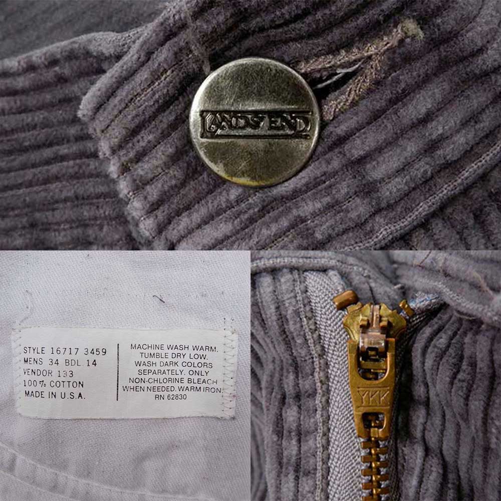 90's LANDS' END 太畝コーデュロイパンツ 