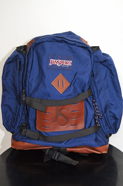 90's JANSPORT レザーボトム バックパック - used&vintage box Hi-smile