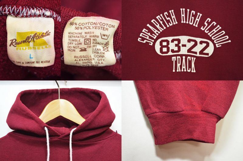 70-80's RUSSELL スウェットパーカー “金タグ / バックプリント