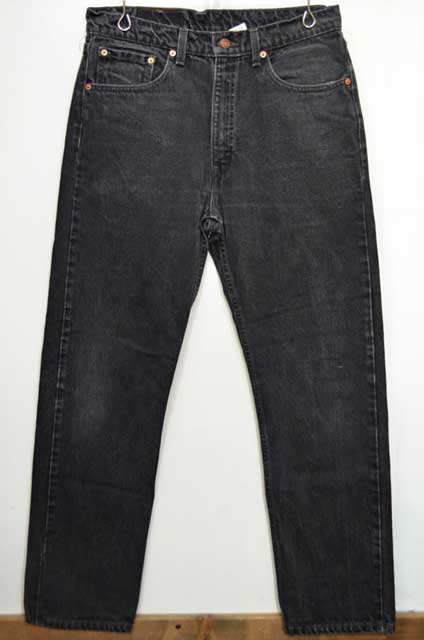 90's Levi's 505 ブラックデニムパンツ “MADE IN USA” - used&vintage