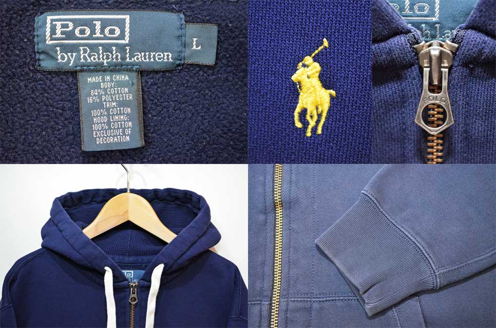 Polo Ralph Lauren フルジップ スウェットパーカー 