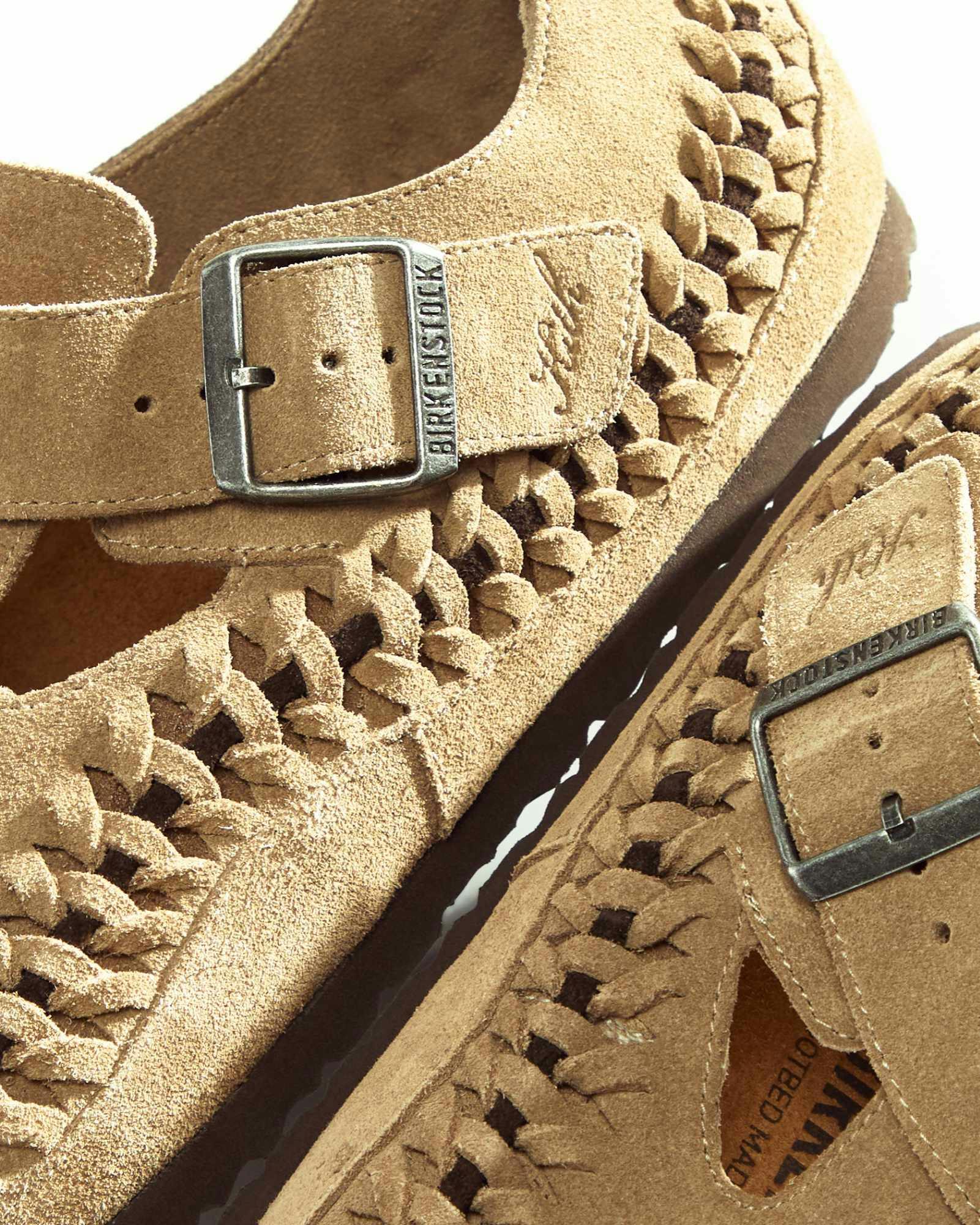 靴 KITH BIRKENSTOCK LONDON BRAIDED MINK 27 Buy Kith x Birkenstock