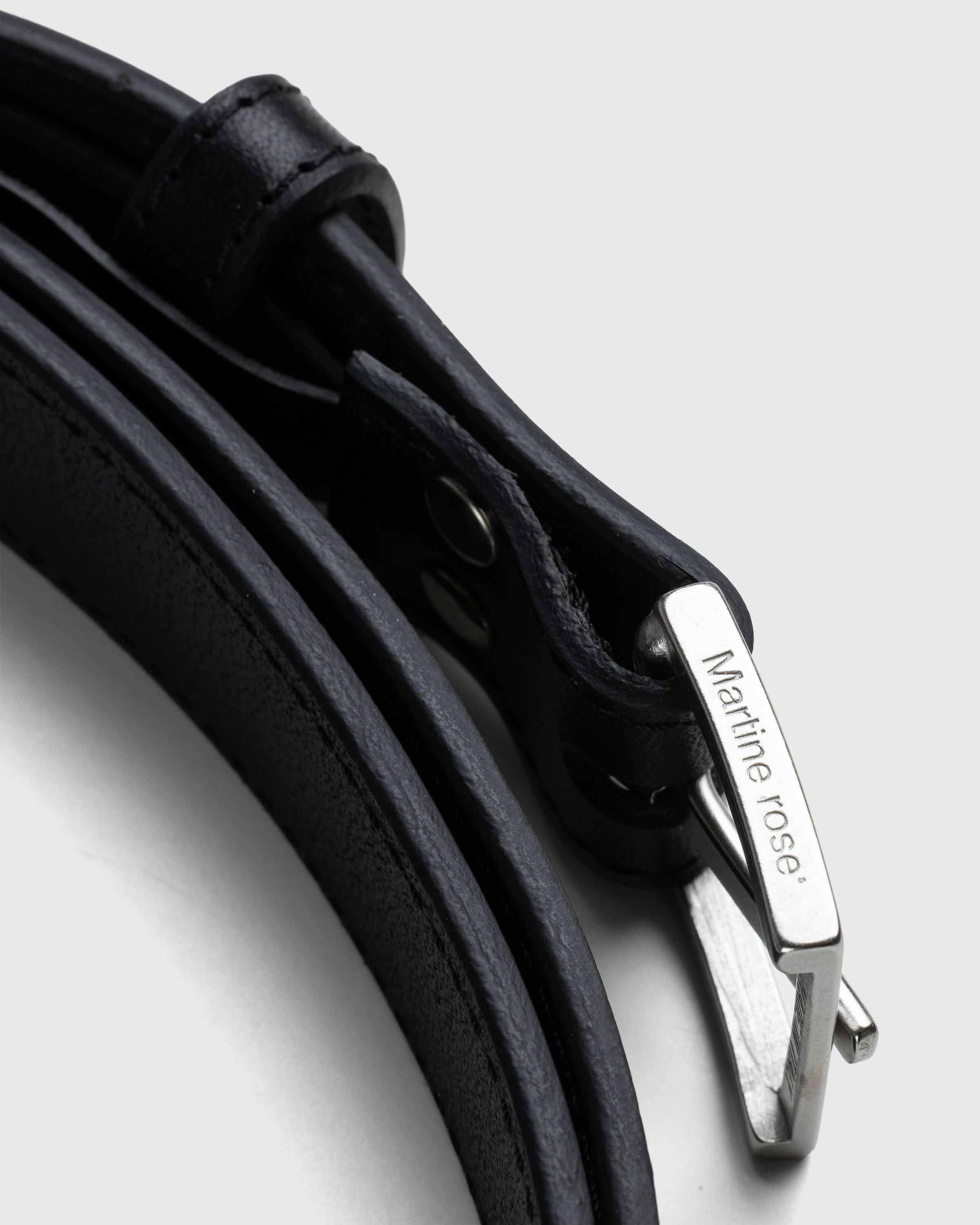 Martine Rose – Sex Letter Belt Black