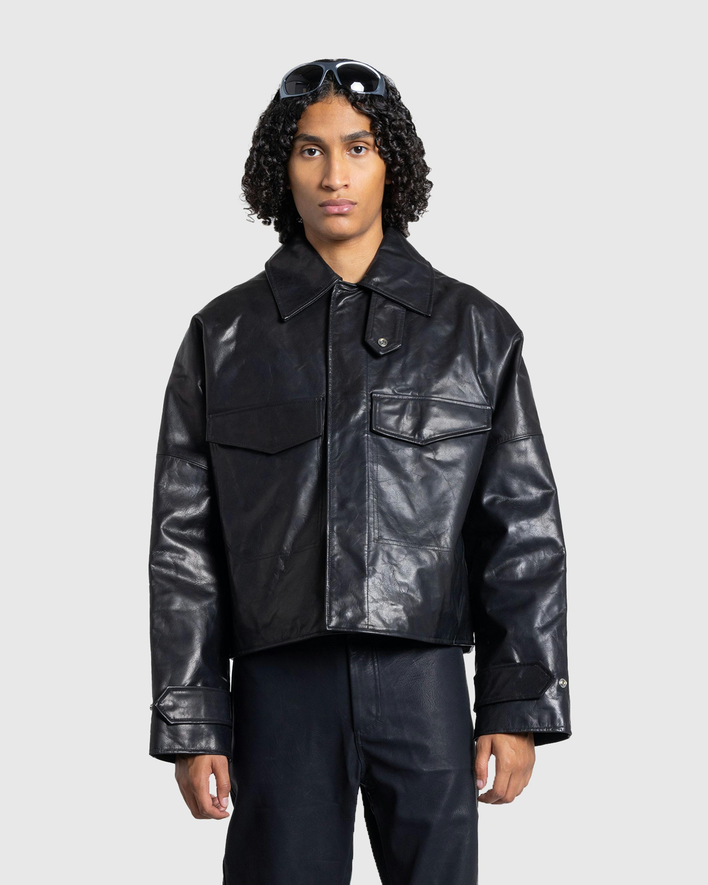 Entire Studios – Cache Leather Jacket Black