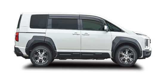 MADLY'S オーバーフェンダー対応内張キット デリカD5 後期型 後期型オーバーフェンダー デリカ D:5 ﾊﾟｰﾂ 販売 | 輝オートMADLYS