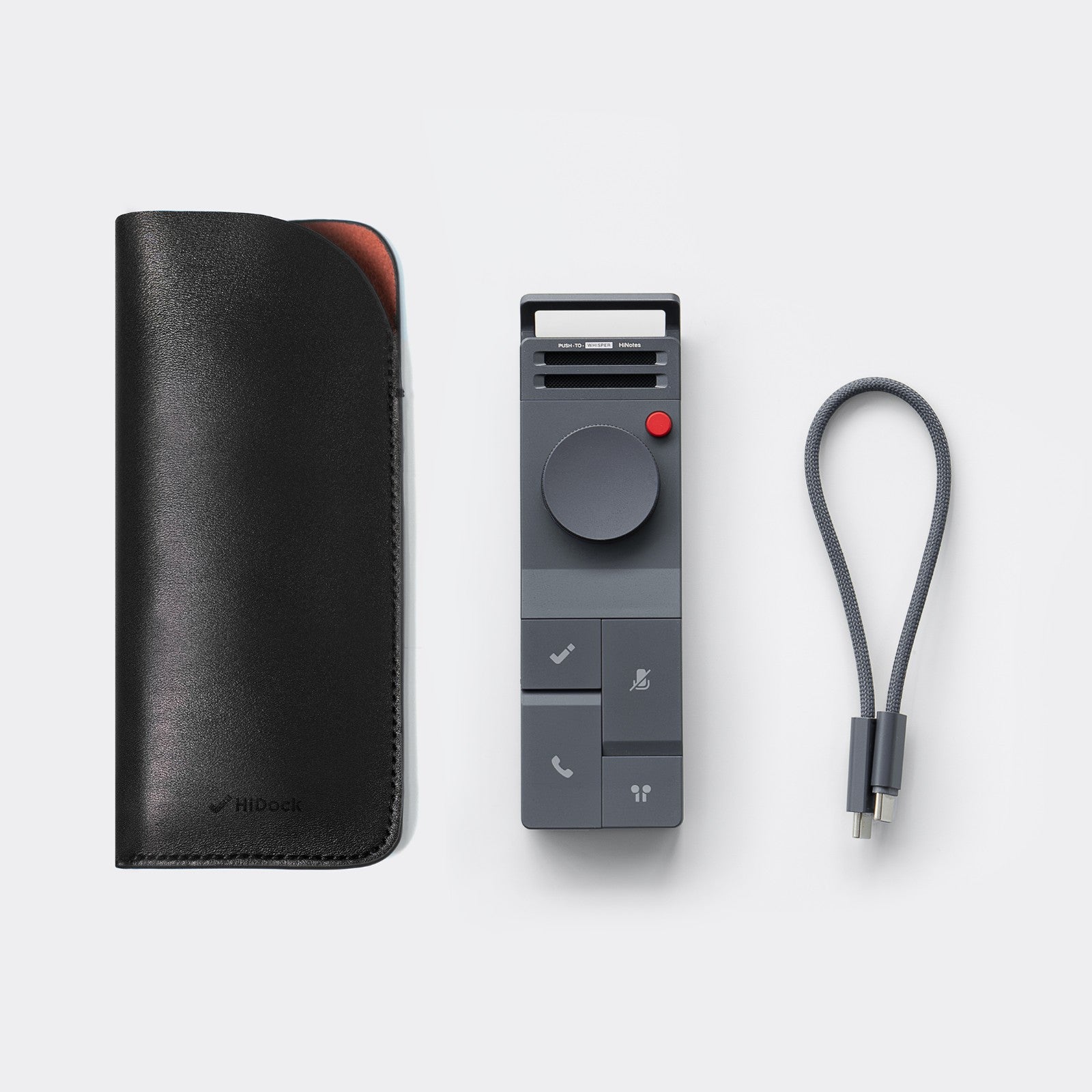 HiDock P1 Leather Case