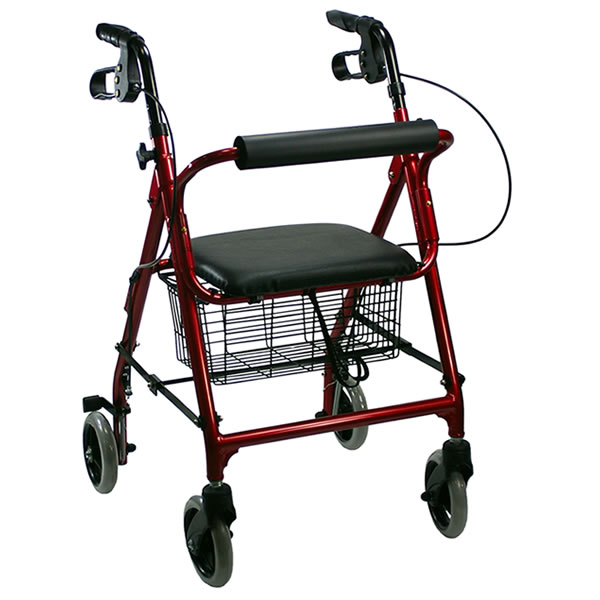 島製作所】四輪歩行器 シンフォニー | 手押し車 通販の【シルバーカー